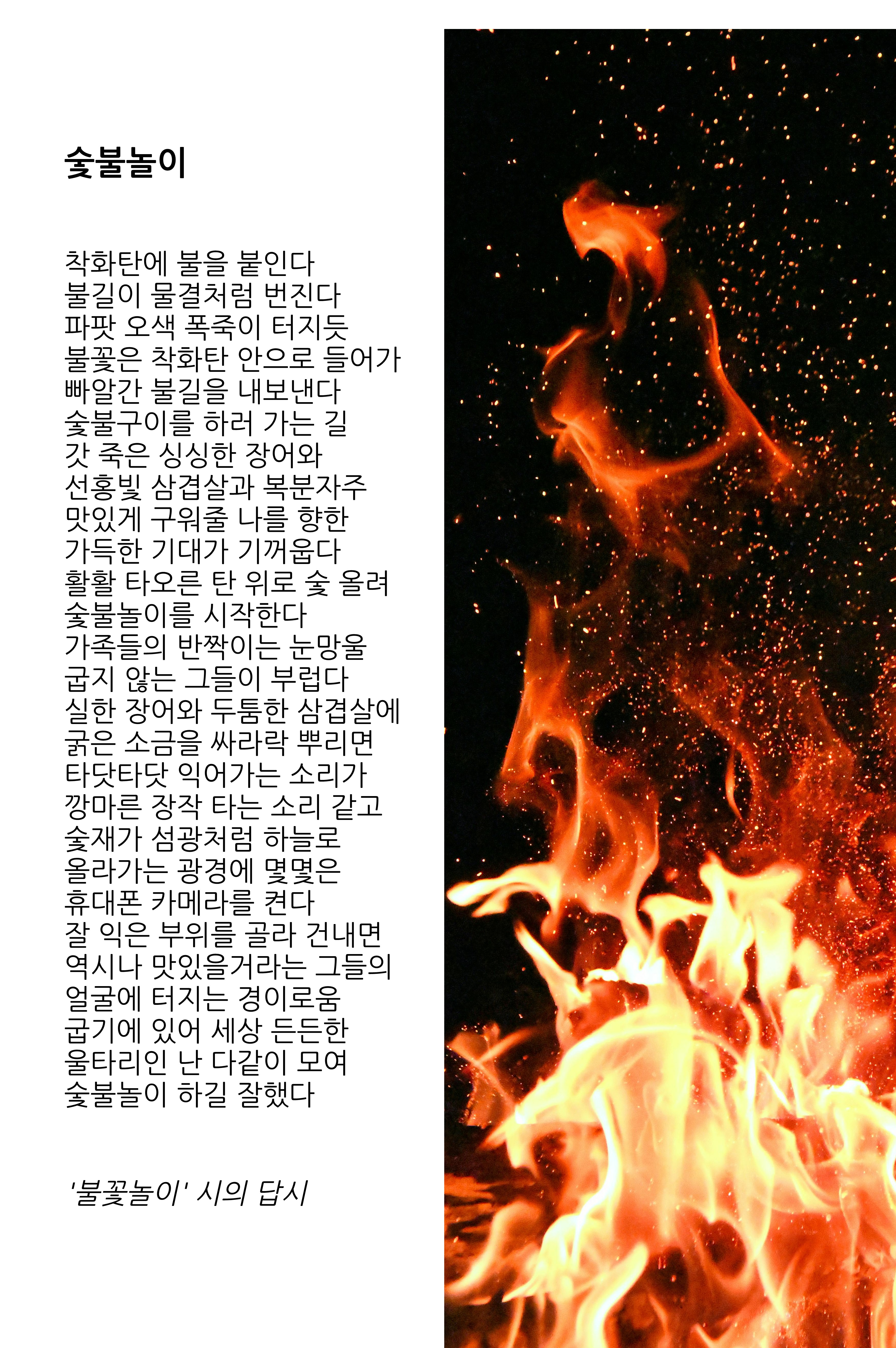 숯불놀이(불꽃놀이 시의 답시).jpg