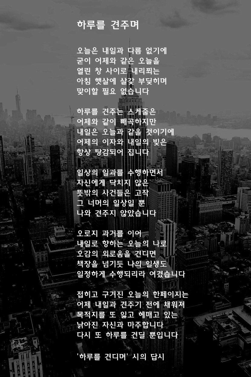 하루를 견주며.jpg